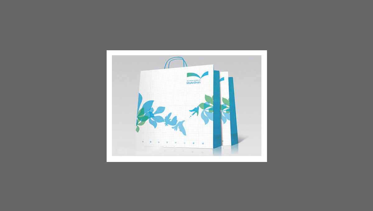 安徽馬鞍山中心醫(yī)院標志及VI設(shè)計