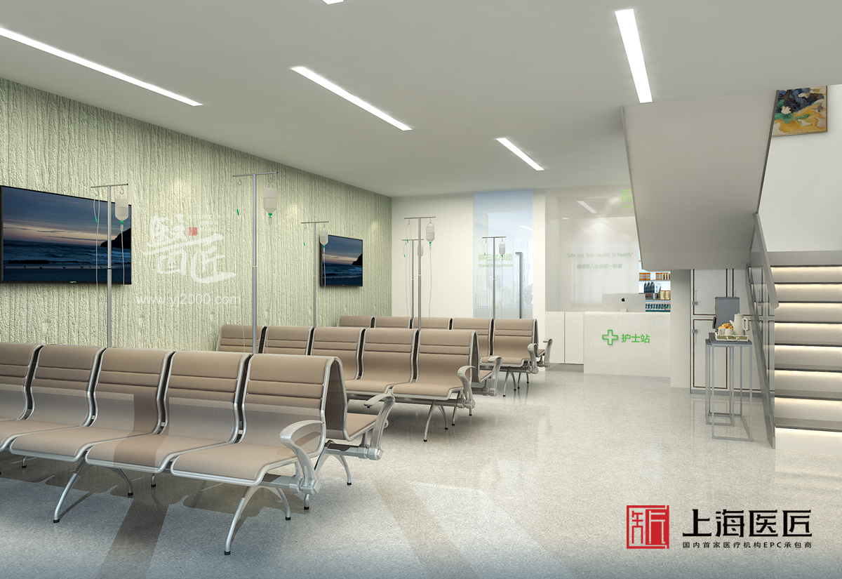 大連三里橋門診部候診大廳設(shè)計